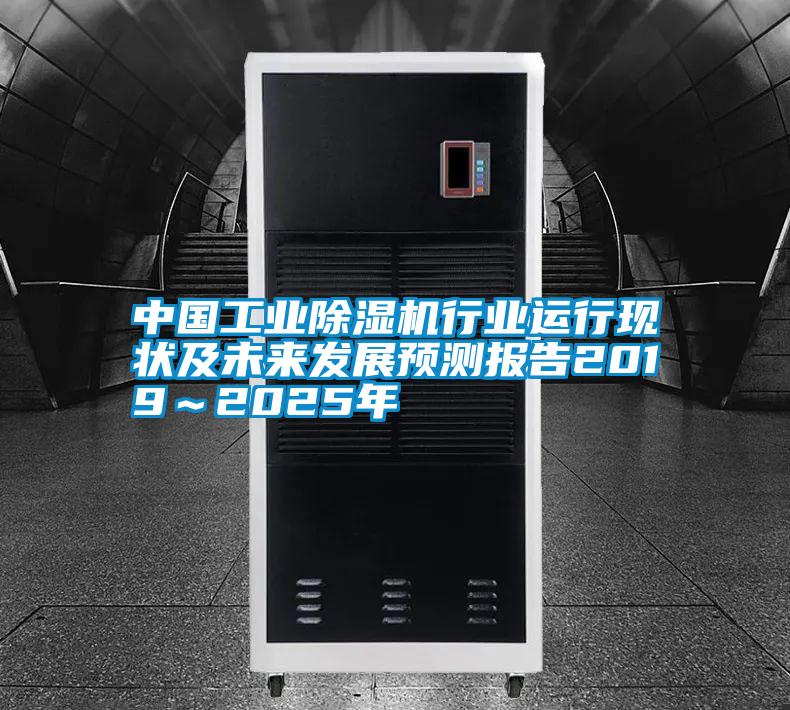 中國工業除濕機行業運行現狀及未來發展預測報告2019~2025年