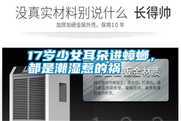 17歲少女耳朵進蟑螂,都是潮濕惹的禍