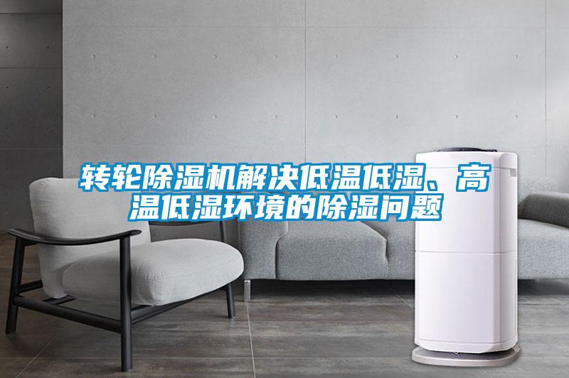 轉輪除濕機解決低溫低濕、高溫低濕環境的除濕問題