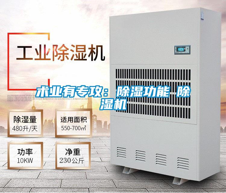 術業有專攻:除濕功能≠除濕機