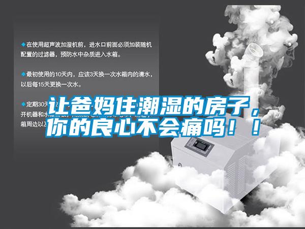 讓爸媽住潮濕的房子,你的良心不會痛嗎!!