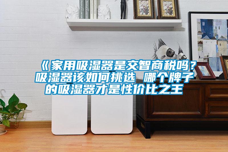 《家用吸濕器是交智商稅嗎？吸濕器該如何挑選 哪個牌子的吸濕器才是性價比之王