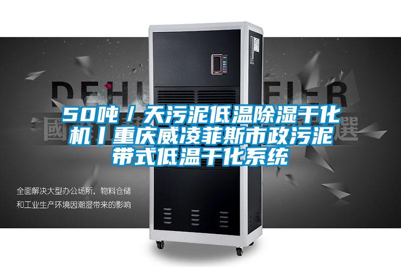 50噸/天污泥低溫除濕干化機(jī)丨重慶威凌菲斯市政污泥帶式低溫干化系統(tǒng)