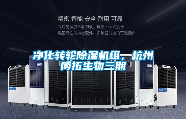 凈化轉(zhuǎn)輪除濕機組,杭州博拓生物三期