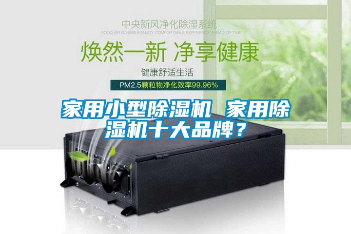 家用小型除濕機 家用除濕機十大品牌?
