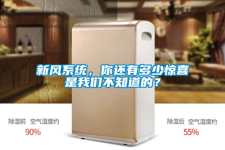 新風系統(tǒng),你還有多少驚喜是我們不知道的?