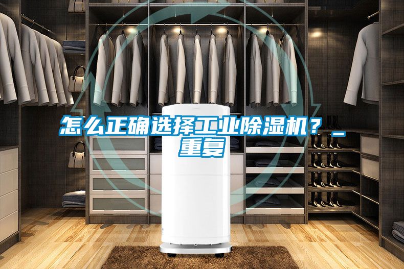 怎么正確選擇工業除濕機?_重復
