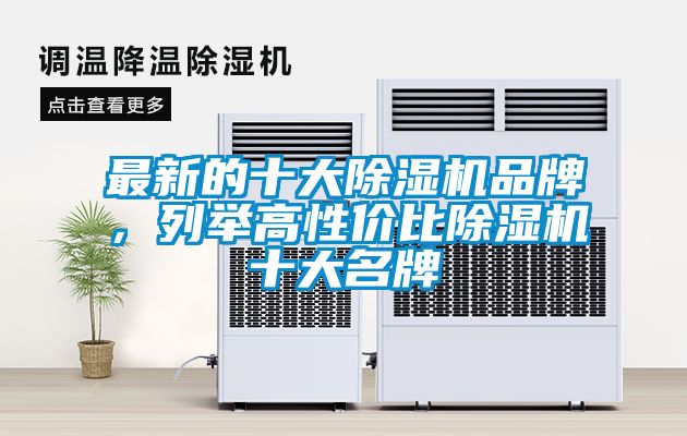 最新的十大除濕機(jī)品牌,列舉高性價(jià)比除濕機(jī)十大名牌