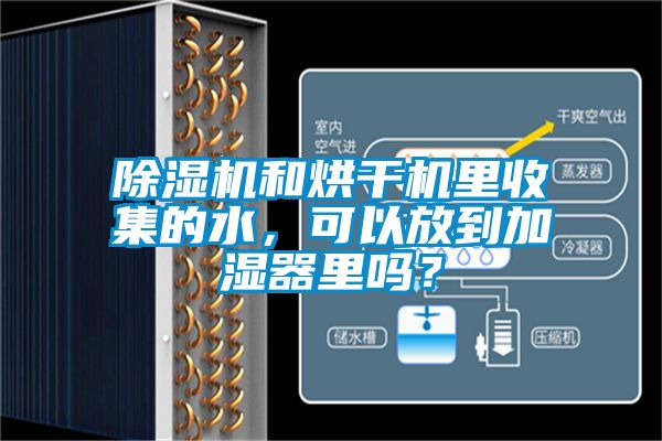 除濕機和烘干機里收集的水，可以放到加濕器里嗎？