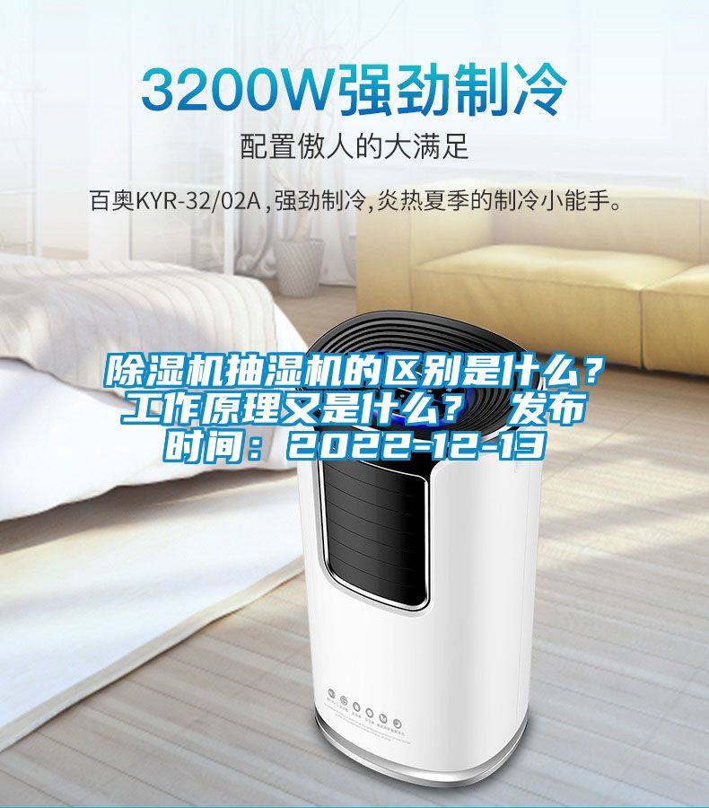 除濕機抽濕機的區別是什么?工作原理又是什么? 發布時間:2022-12-13